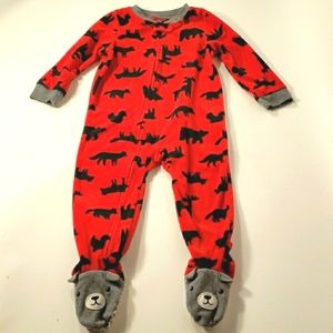 Carter's Baby Onesie 24 month, black and red
